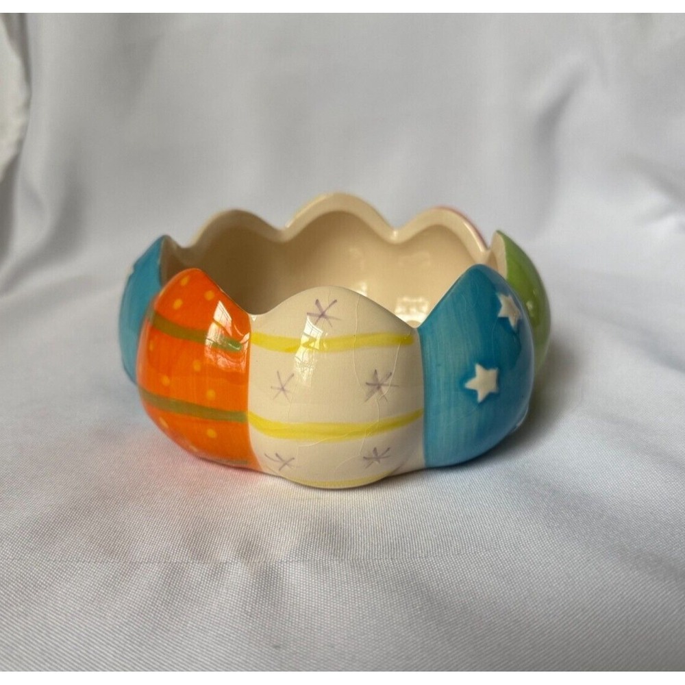 Egg Shaped Candle Holder or Planter - Easter Decor